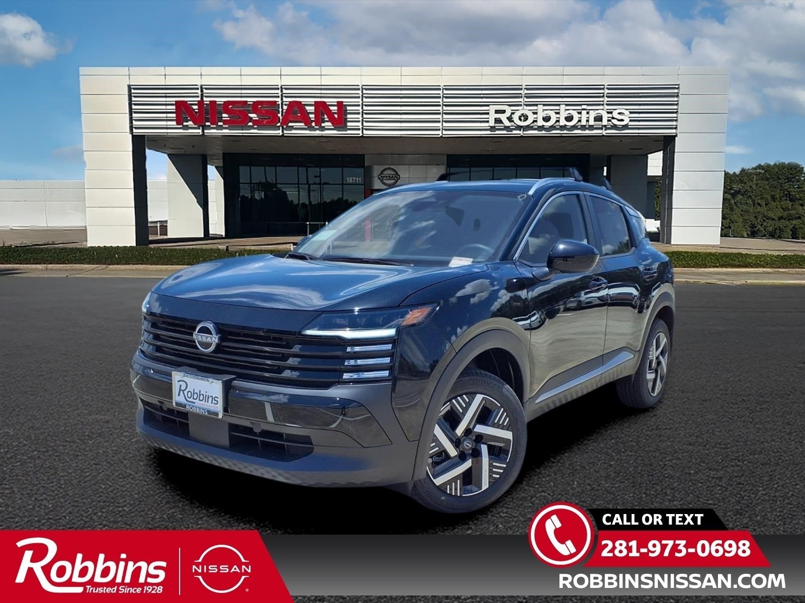New 2026 Super Black Nissan SV image 1