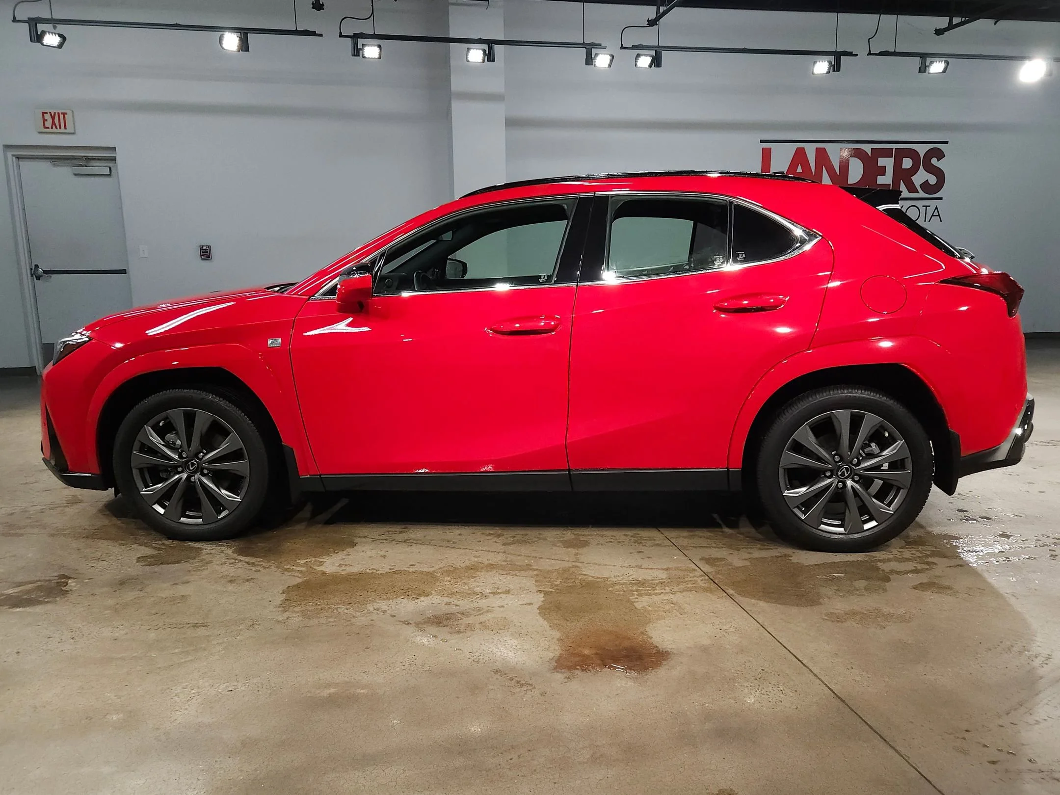 Used 2024 Redline with Obsidian Roof Lexus UX 250h F SPORT Design image 4
