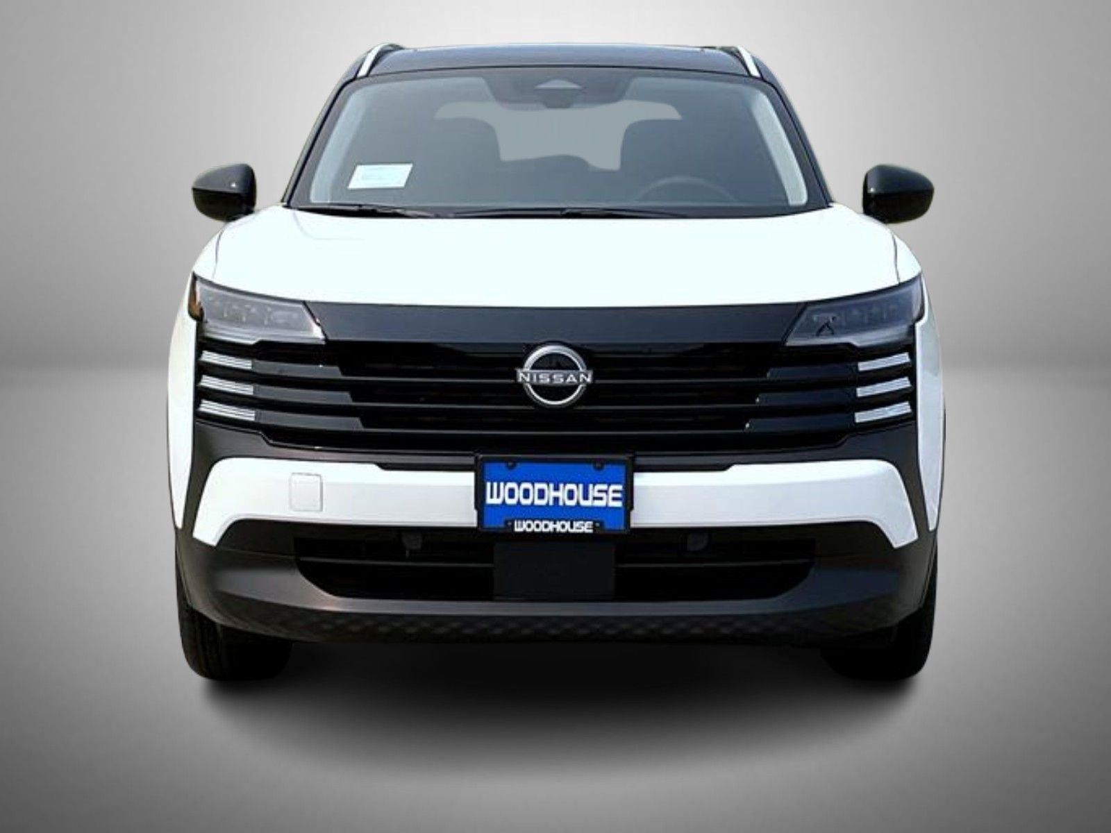 New 2026 Aspen White TriCoat / Super Black Two-tone Nissan SV image 2