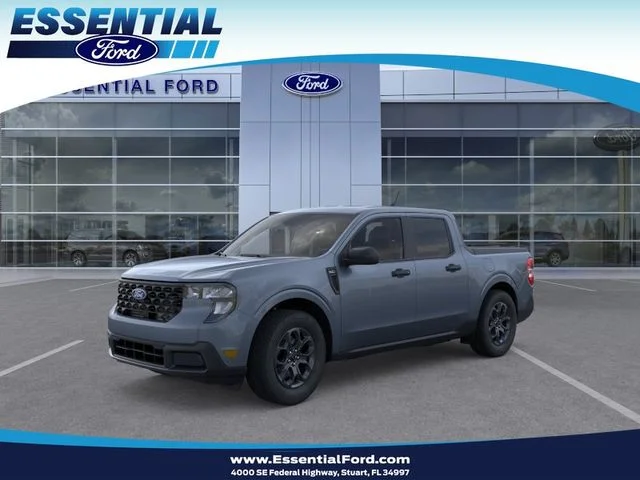 New 2026 Azure Gray Metallic Tri-Coat Ford XLT image 1