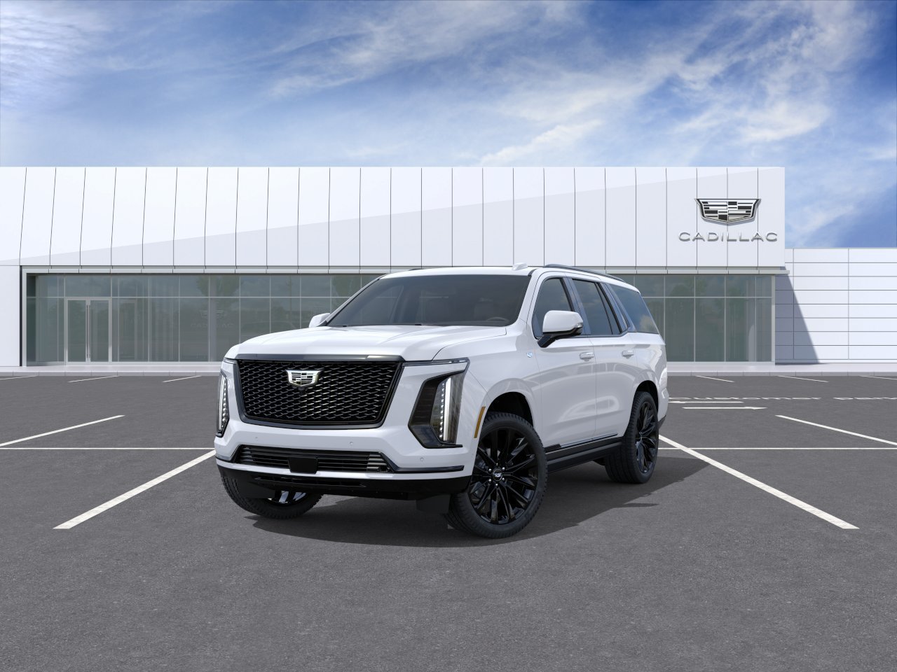 New 2026 Vibrant White Tricoat Cadillac Platinum Sport image 8