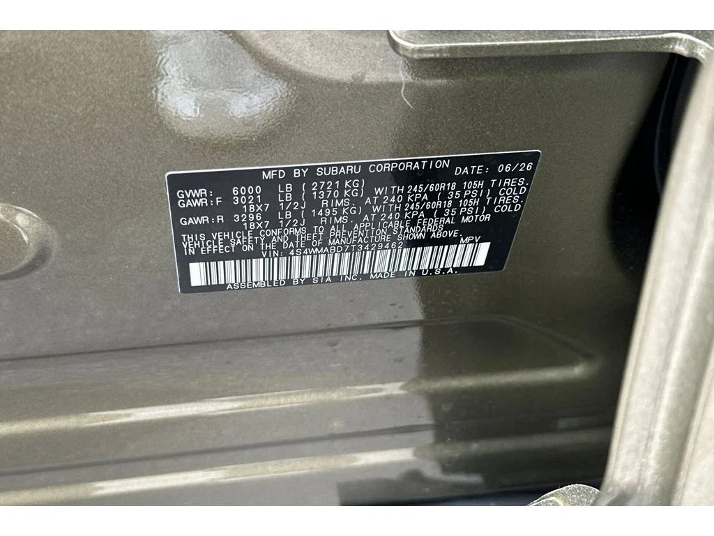 New 2026 AUTUMN GREEN METALLIC Subaru Premium 7-Passenger image 26