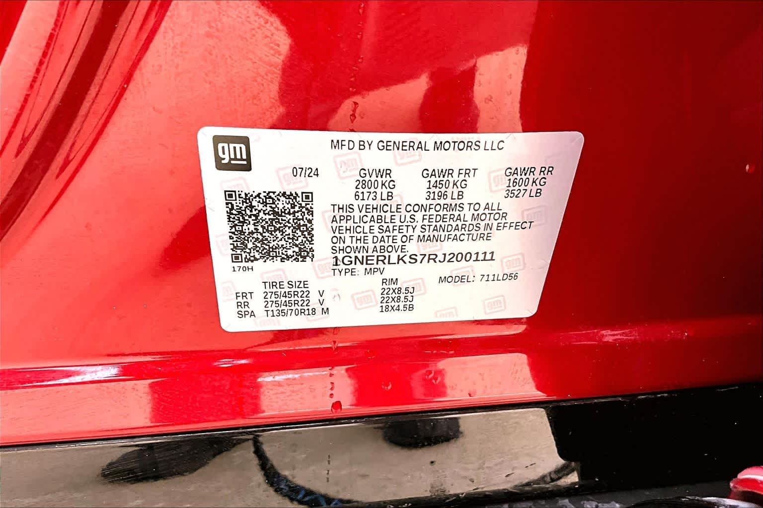 Used 2024 Radiant Red Tintcoat Chevrolet FWD RS image 37