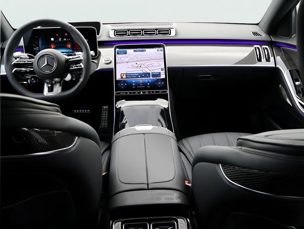 New 2025 MANUFAKTUR Moonlight White Metallic Mercedes-Benz S 63 E AMG® image 16