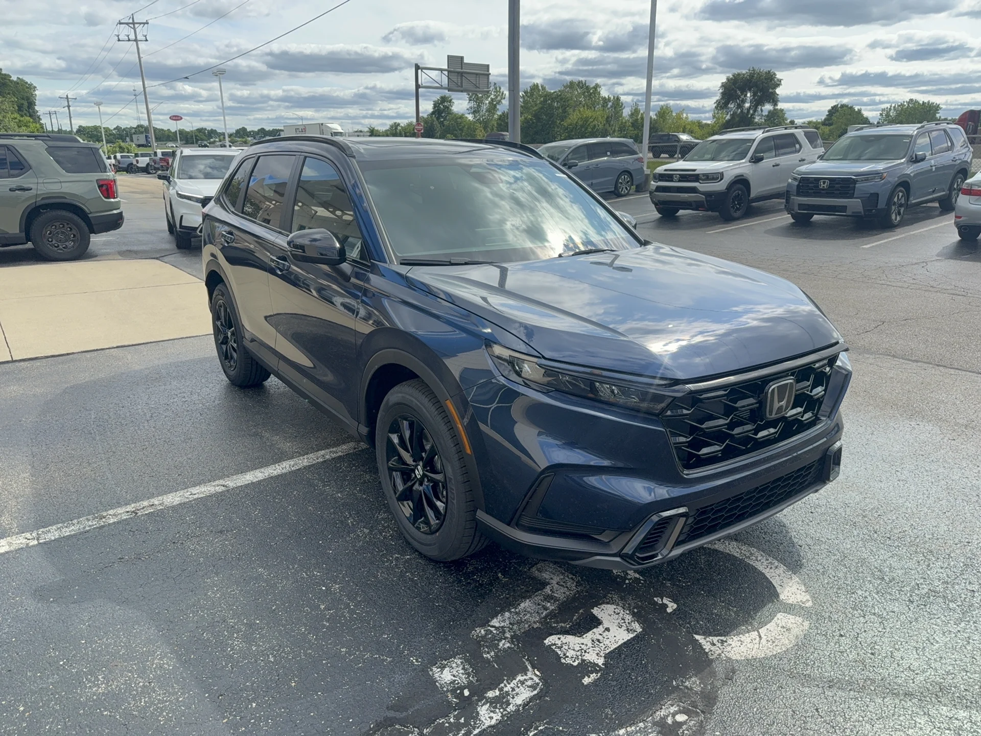 New 2026 Canyon River Blue Metallic Honda Sport image 3