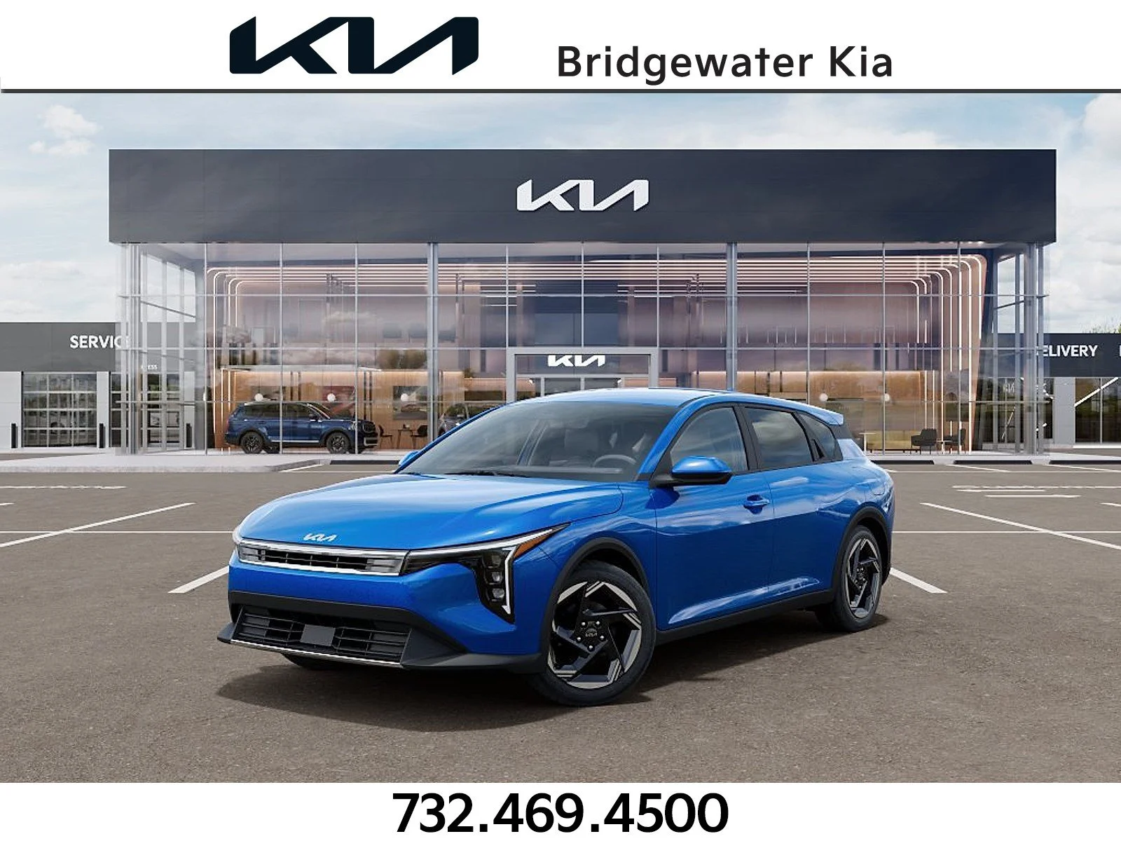 New 2026 Wave Blue Kia EX image 1