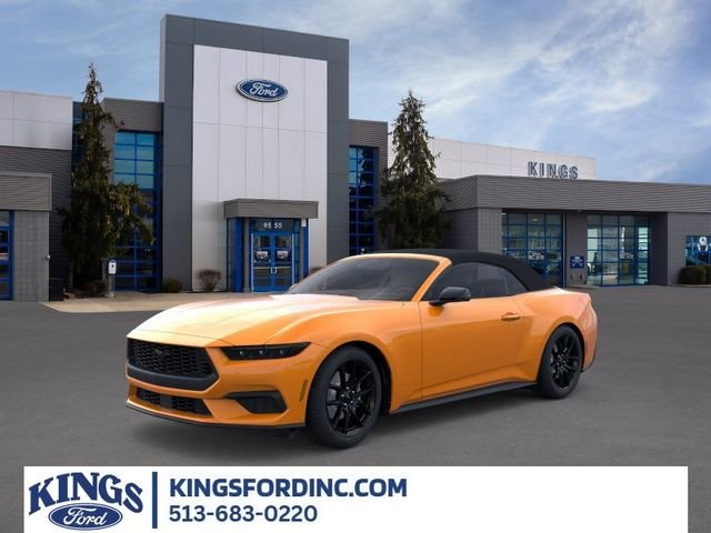 New 2026 Orange Fury Metallic Tri-coat Ford EcoBoost® Premium Convertible image 1