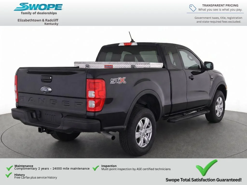 Used 2020 SHADOW BLACK Ford XL 2WD SuperCab 6' Box image 5