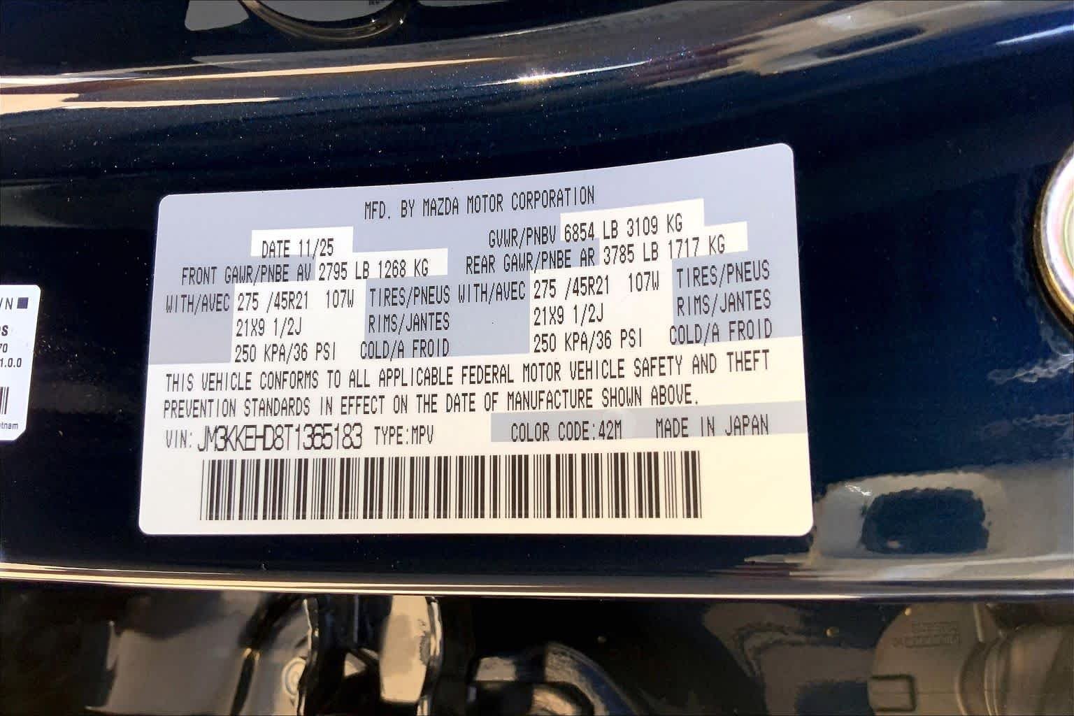 New 2026 Deep Crystal Blue Mica Mazda 3.3 Turbo Premium Plus AWD image 21