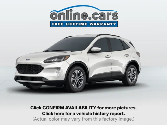 Used 2021 White Ford SEL image 1