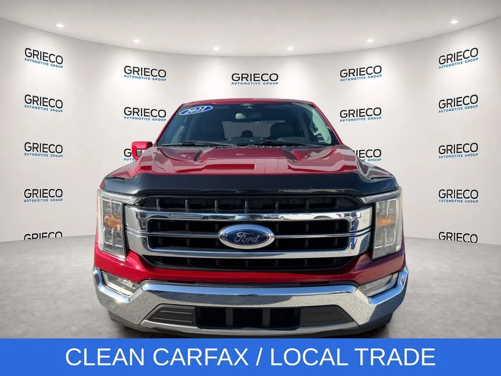 Used 2021 Red Ford Lariat image 2