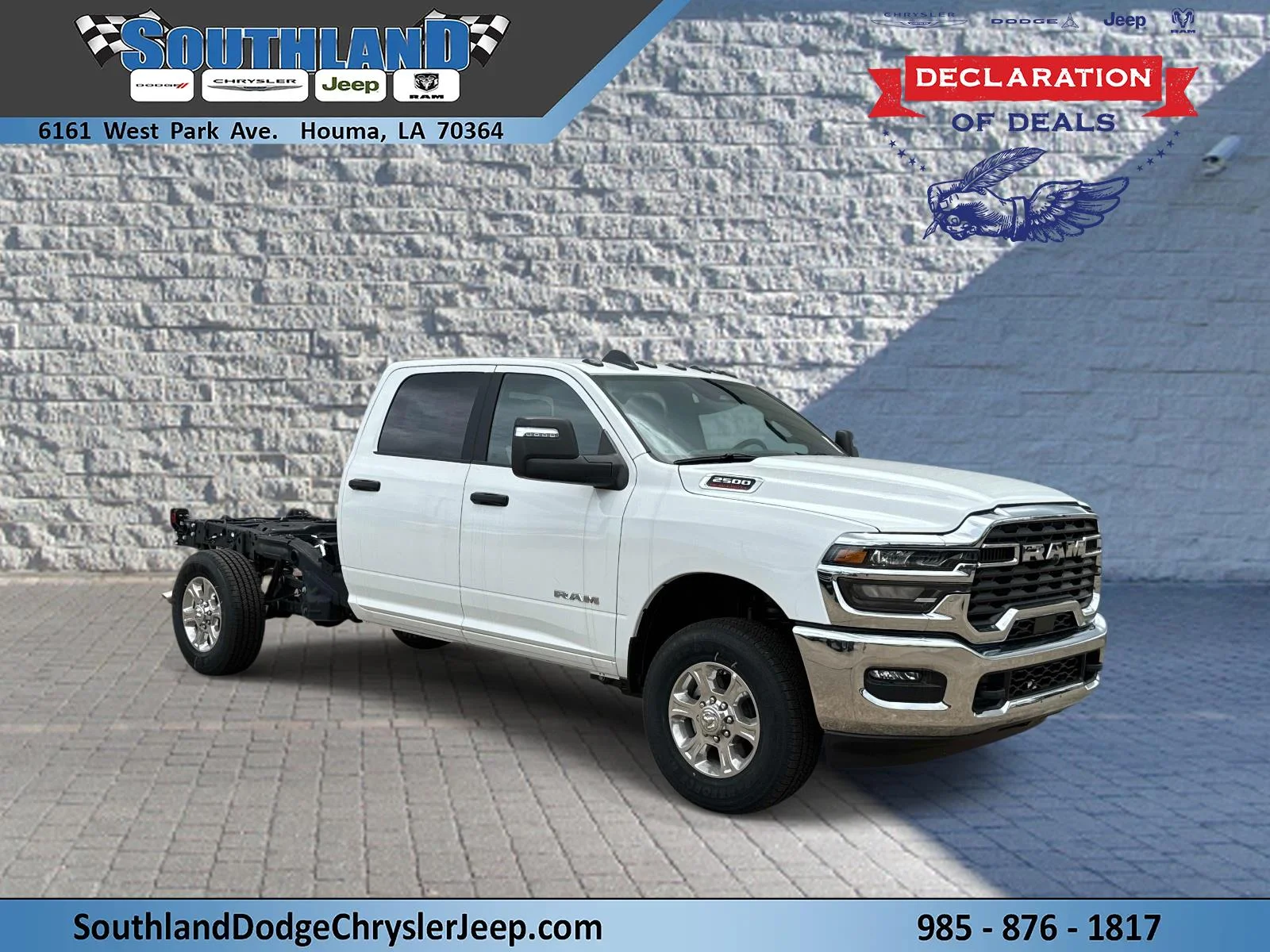 New 2026 Bright White Clear-Coat Exterior Paint RAM Big Horn image 1