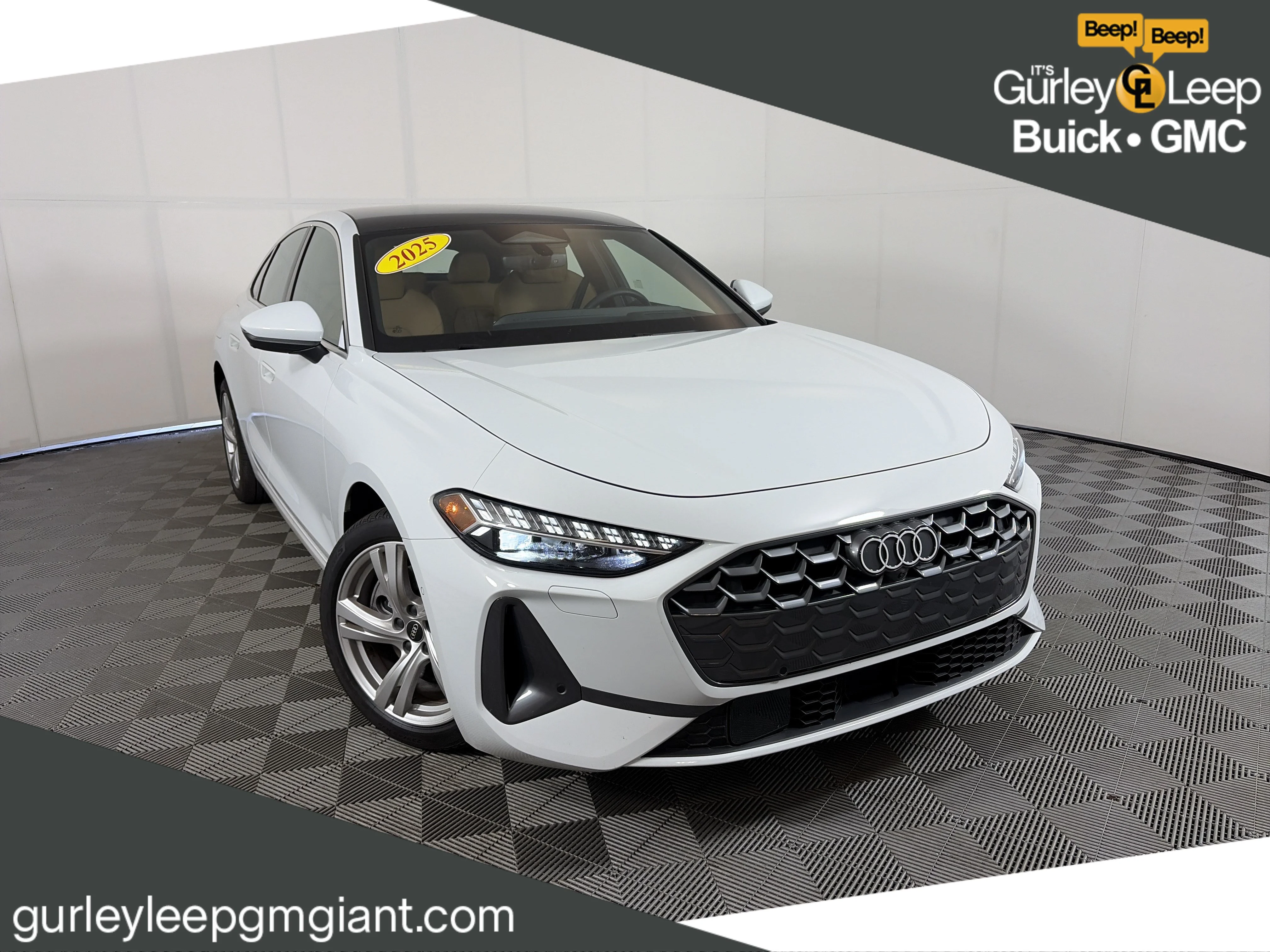 Used 2025 Glacier White Metallic Audi Premium Plus image 1