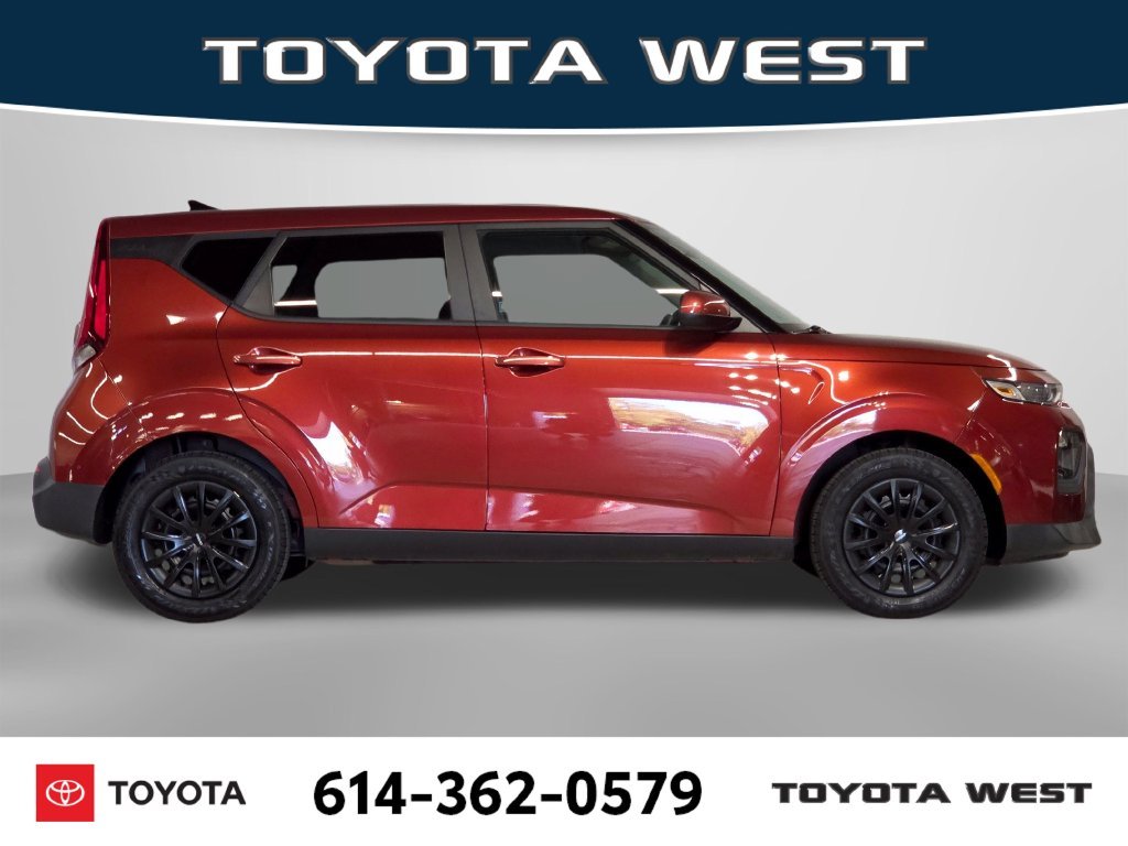 Used 2021 Orange Kia LX image 4