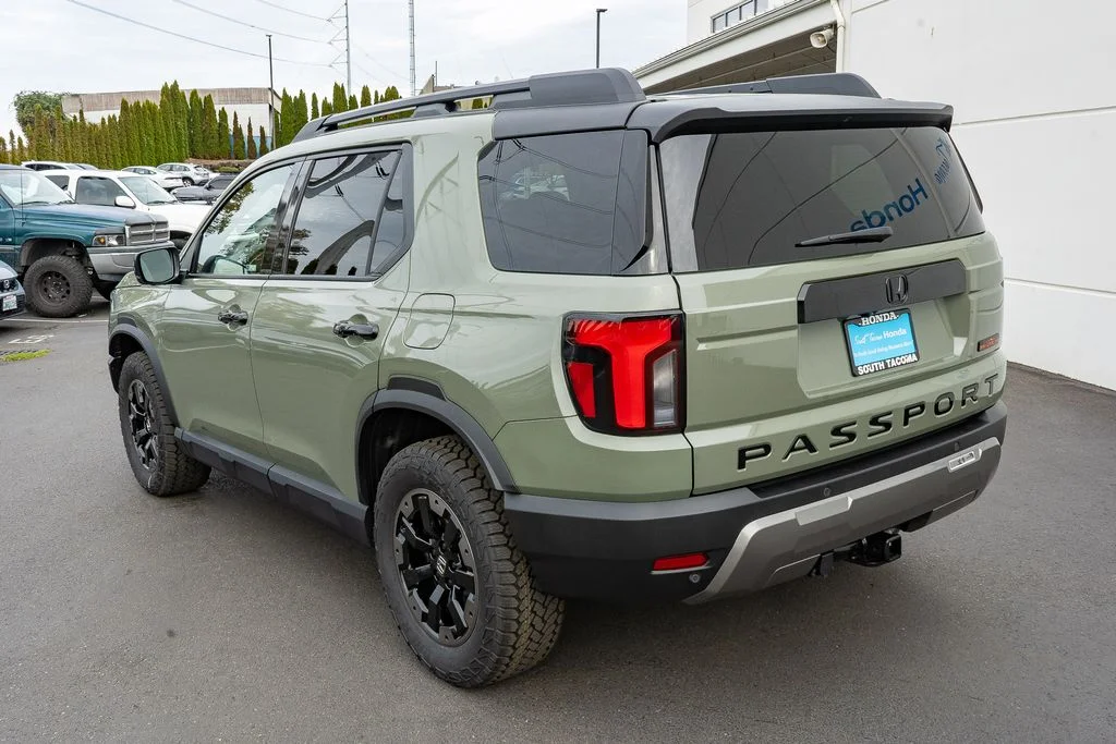 New 2026 Ash Green Metallic Honda TrailSport Elite Blackout image 8