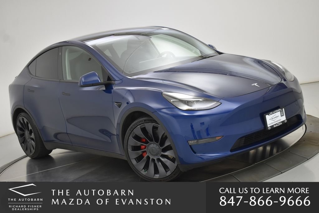 Used 2022 Tesla Model Y Performance with VIN 7SAYGDEF5NF372240 for sale in Evanston, IL