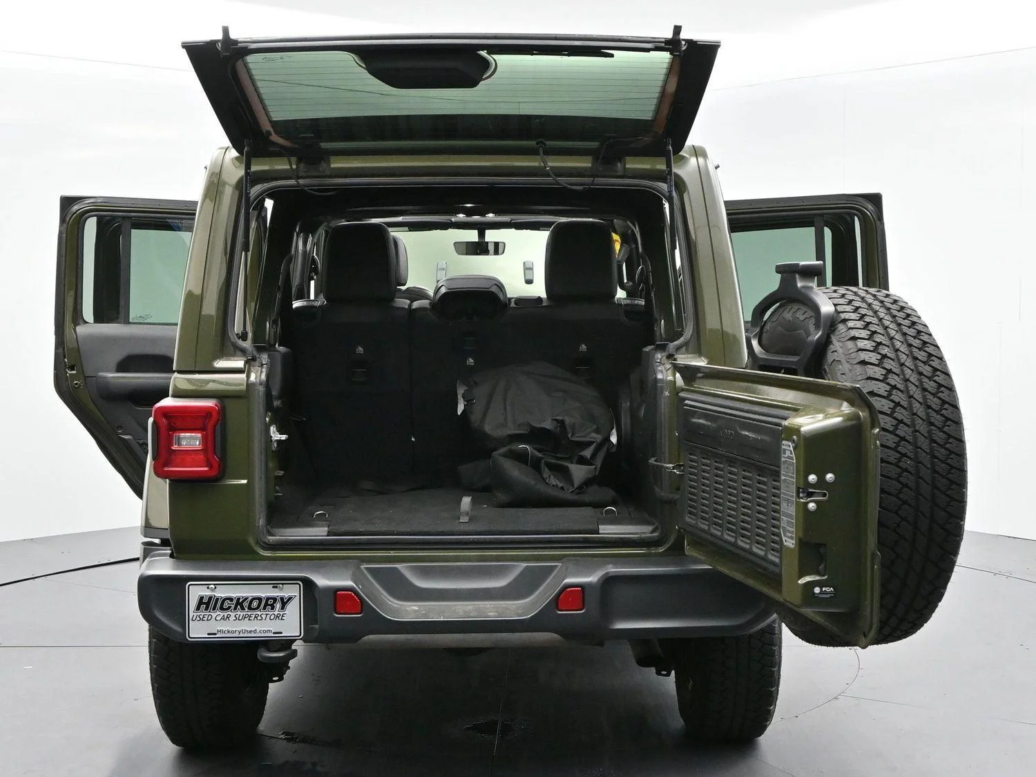 Used 2022 Sarge Green Clearcoat Jeep Unlimited Sahara Altitude image 44