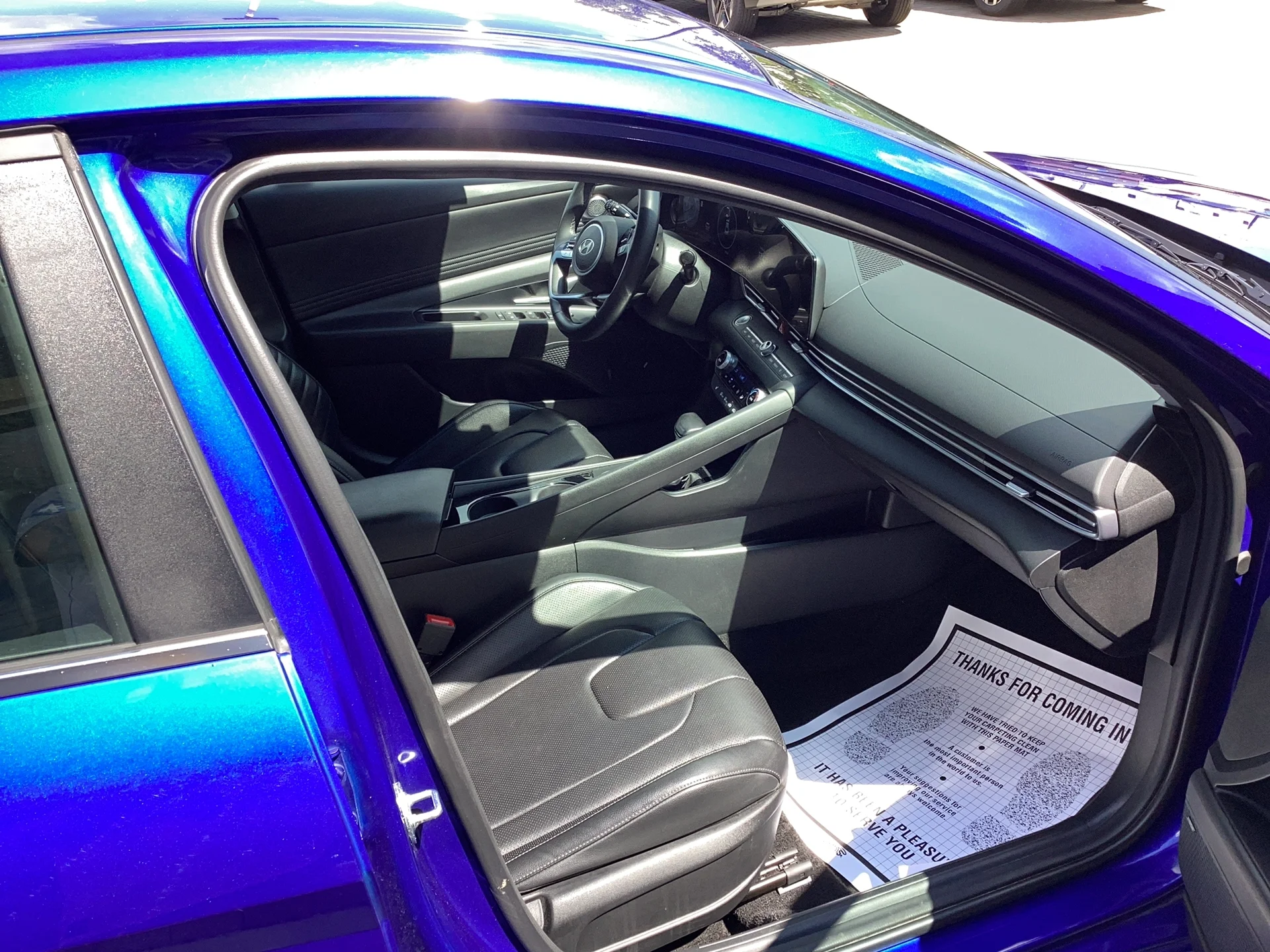 Certified Used 2024 Intense Blue Pearl Hyundai Limited image 12