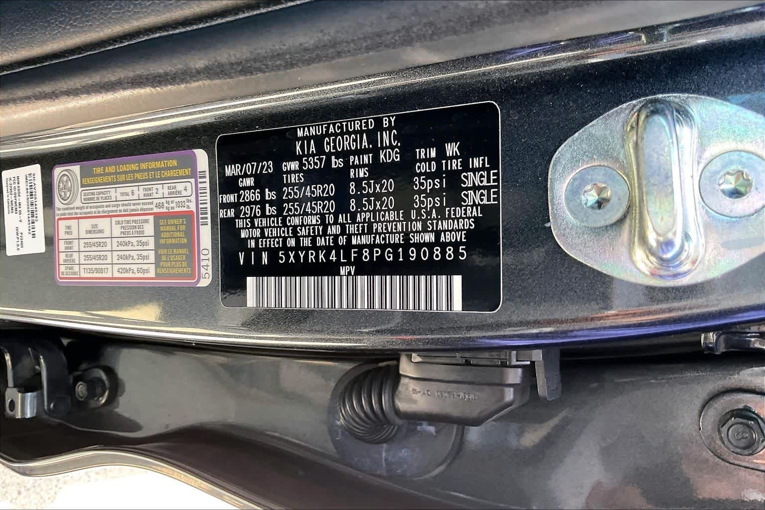 Used 2023 Gravity Grey Kia SX image 37