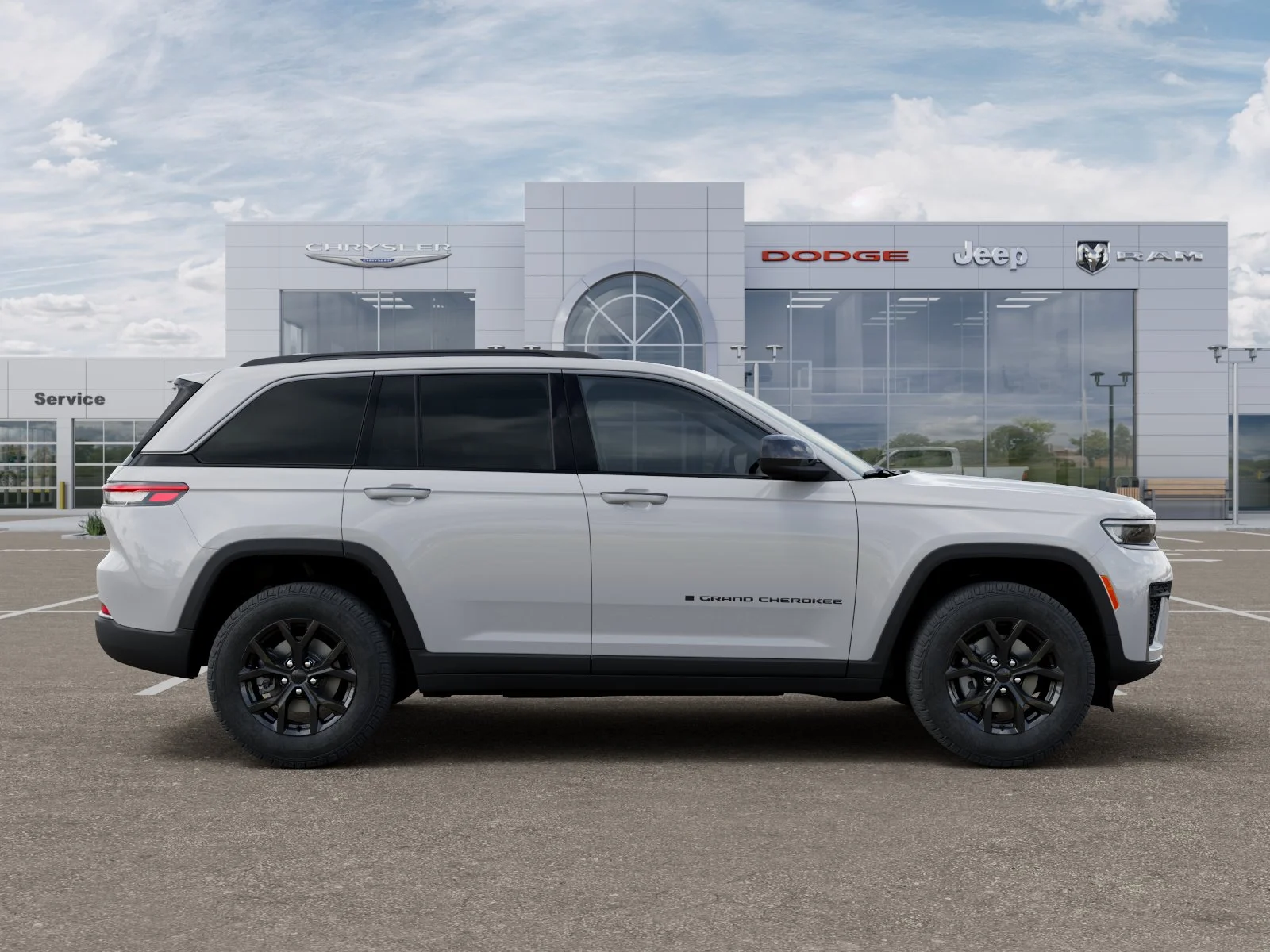 New 2026 Bright White Clear-Coat Exterior Paint Jeep Altitude image 47