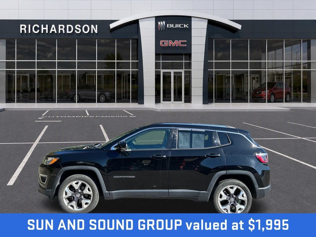 Used 2021 Jeep Compass Limited with VIN 3C4NJDCB0MT595772 for sale in Midland, MI