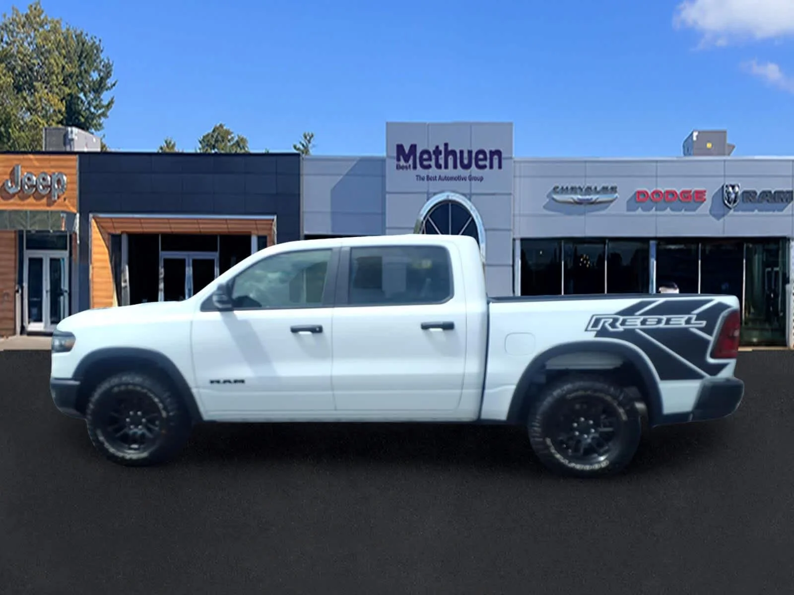 Used 2026 Bright White Clearcoat Ram Rebel image 6