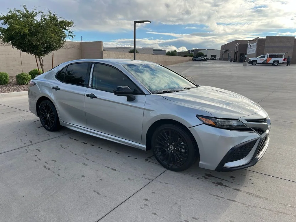 Certified Used 2021 Silver Toyota SE Nightshade image 4