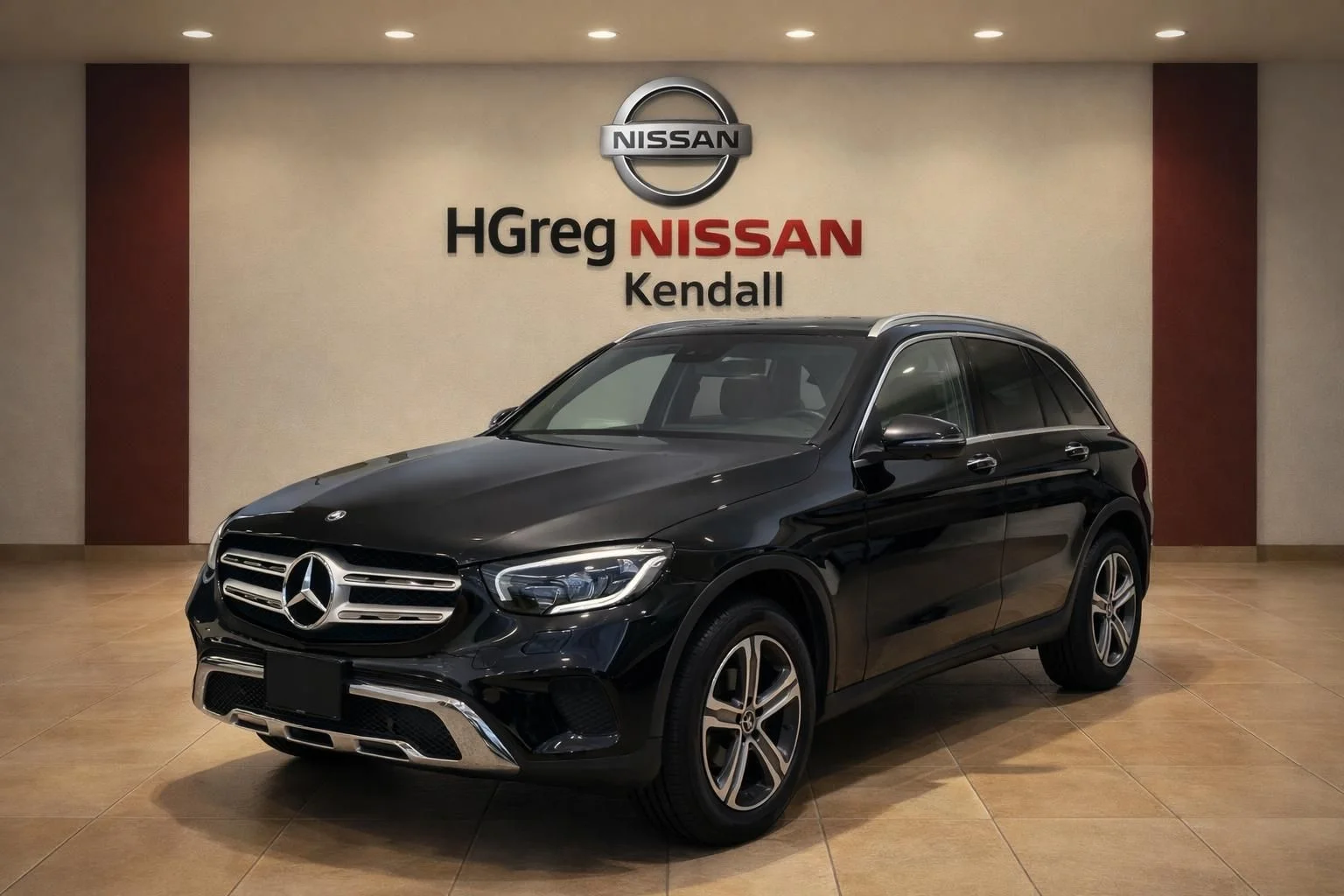 Used 2022 Black Mercedes-Benz GLC 300 image 3