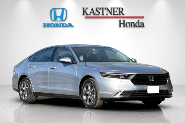 New 2026 Solar Silver Metallic Honda EX-L Hybrid image 1