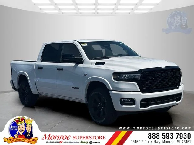 New 2026 Bright White Clear-Coat Exterior Paint RAM BIG HORN image 1