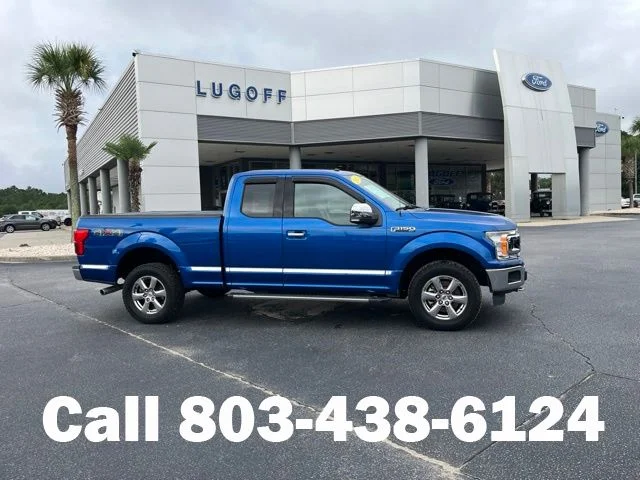 Used 2018 Lightning Blue Ford XLT image 2