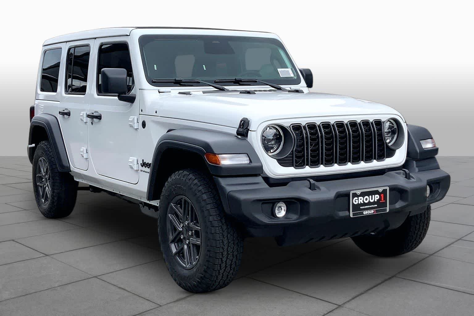 New 2026 Bright White Clear-Coat Exterior Paint Jeep Sport S image 2