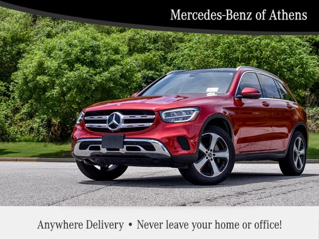 Certified Used 2021 Red Mercedes-Benz GLC 300 image 1