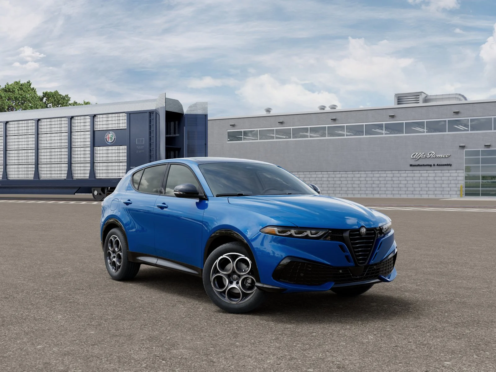 New 2026 Misano Blue Metallic Exterior Paint Alfa Romeo Sprint image 3