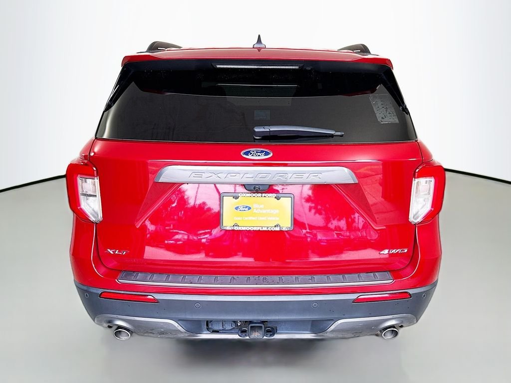 Used 2023 Rapid Red Metallic Tinted Clearcoat Ford XLT image 6