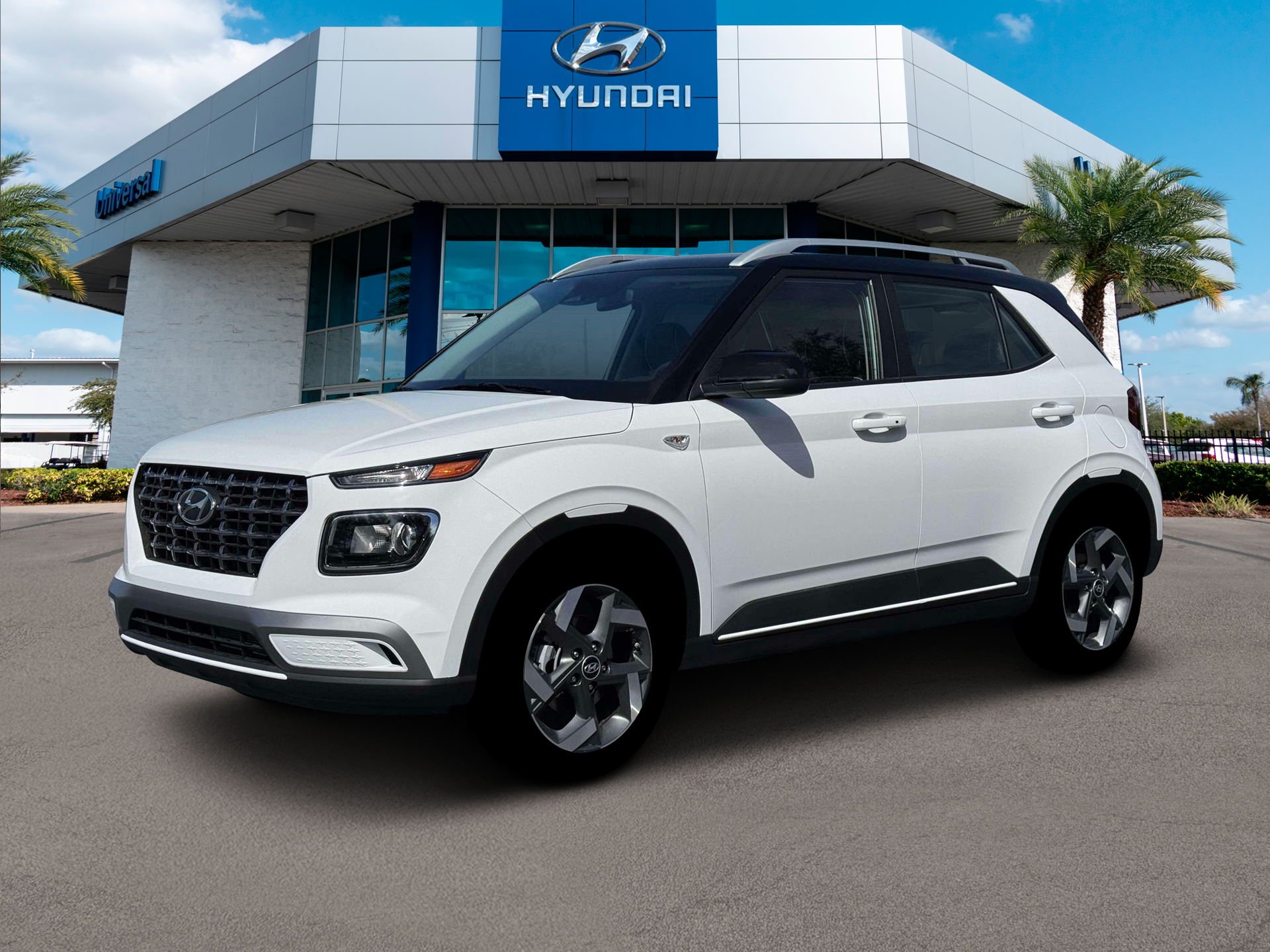 New 2026 White Hyundai SEL w/Two-Tone Roof image 2