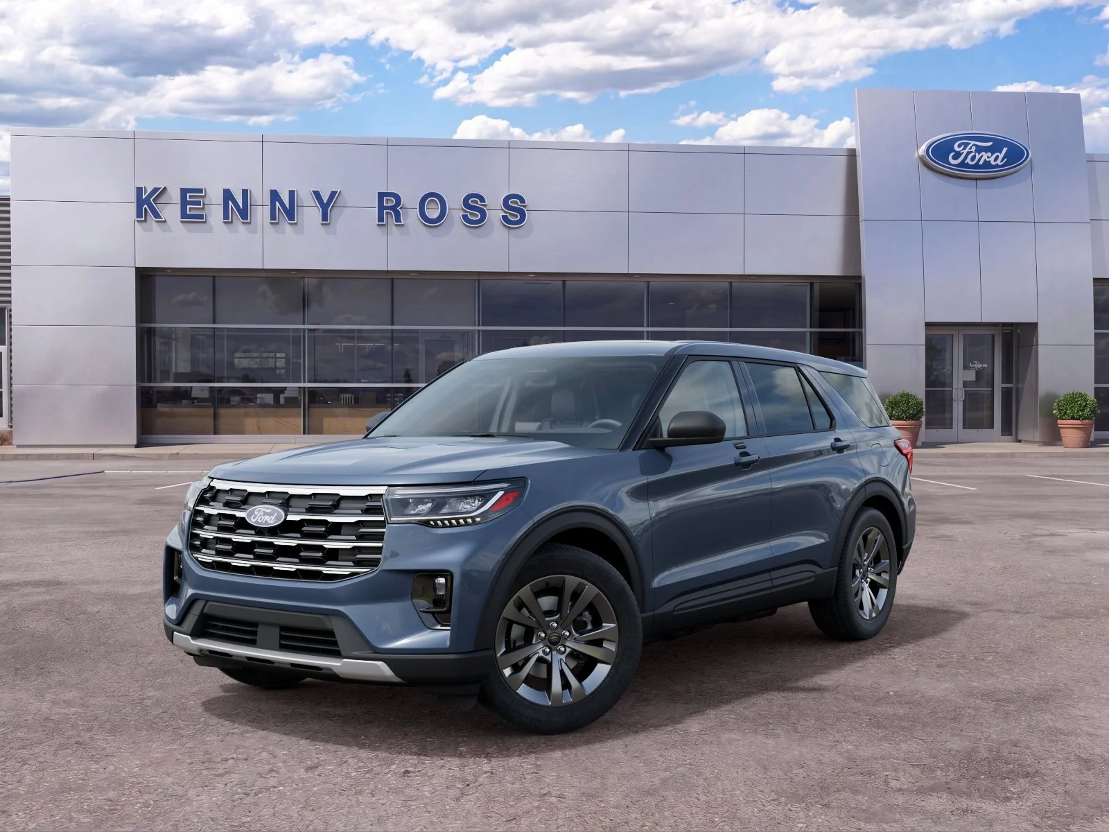New 2027 Vapor Blue Metallic Ford Active image 3