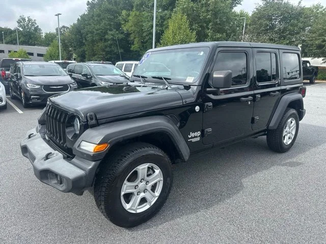 Used 2021 Black Jeep Unlimited Sport S image 7
