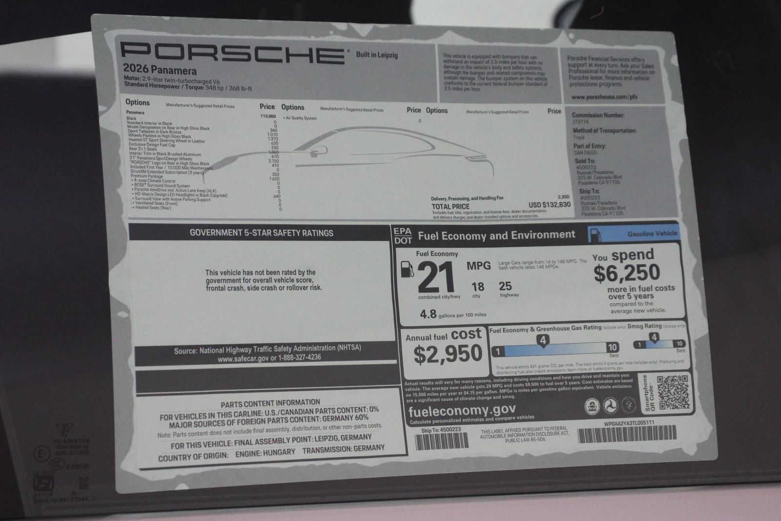 New 2026 Black Porsche RWD image 25