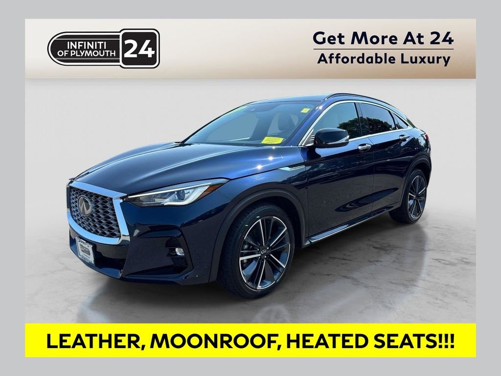 Certified Used 2025 Blue INFINITI LUXE image 1
