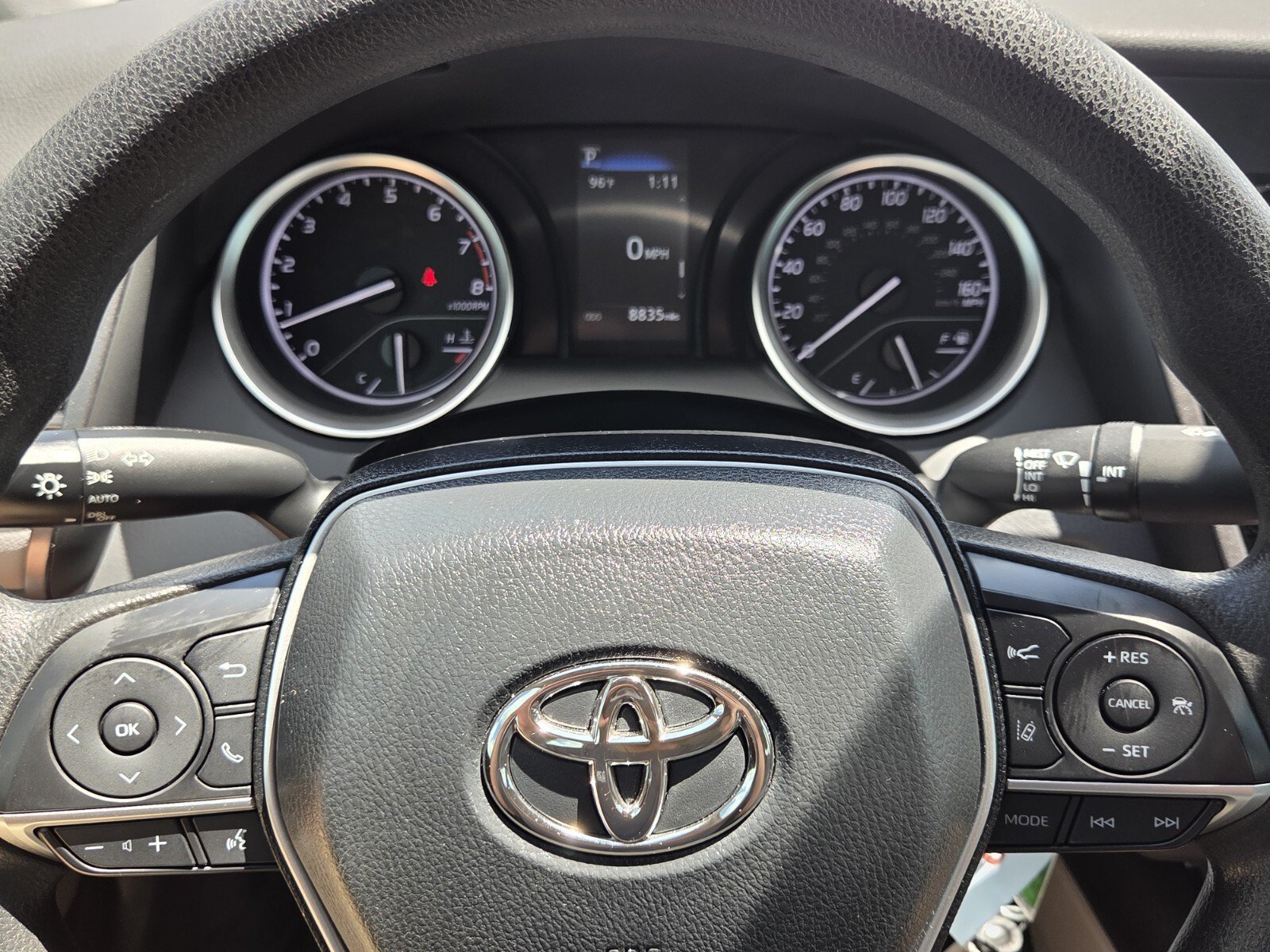 Used 2024 Midnight Black Metallic Toyota LE image 19
