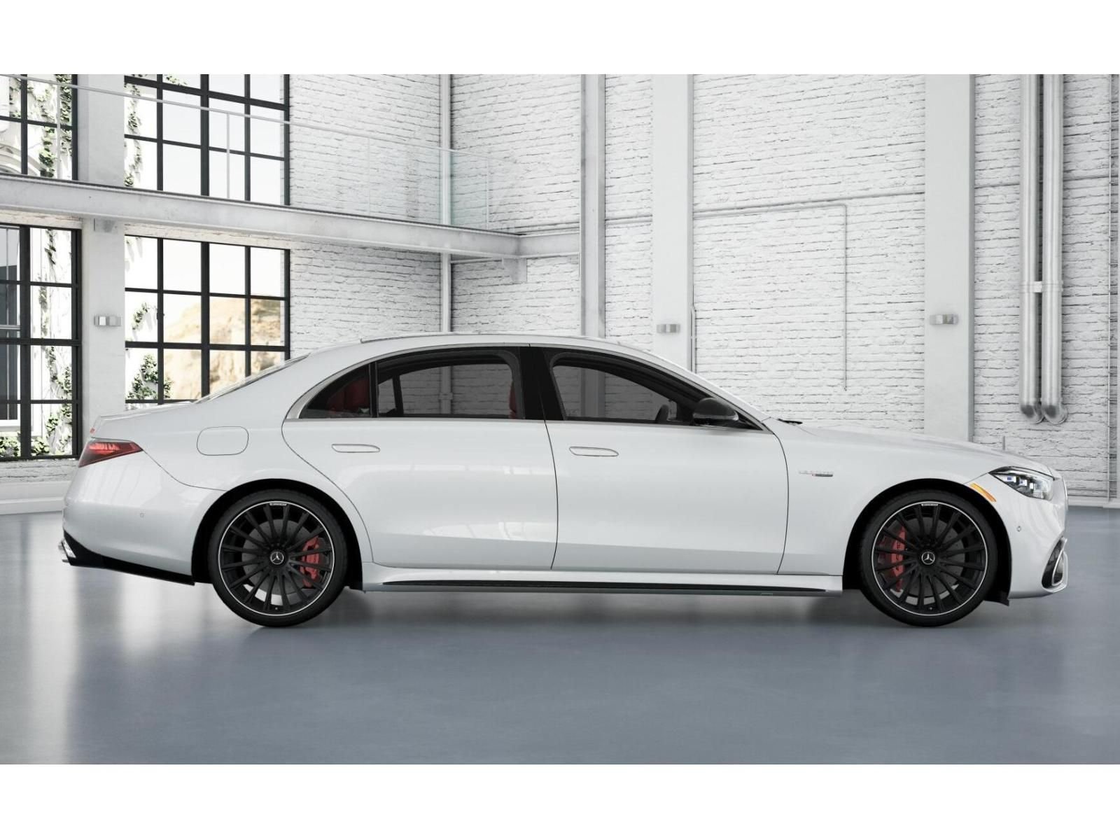 New 2026 MANUFAKTUR Moonlight White Metallic Mercedes-Benz S 63 E AMG® image 2