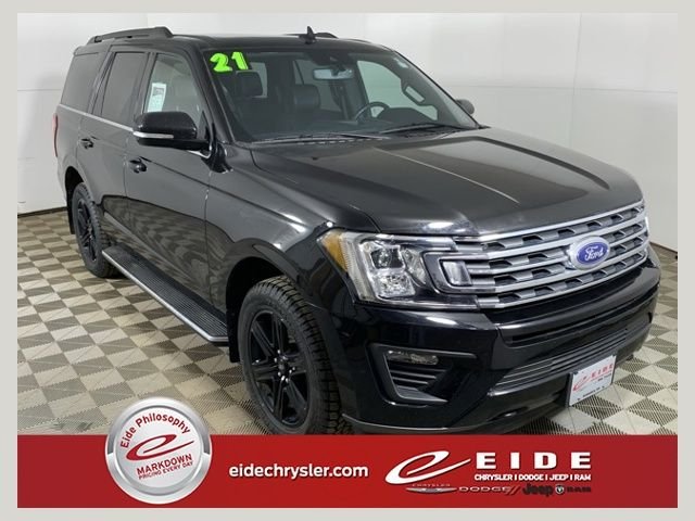 Used 2021 Black Ford XLT image 1