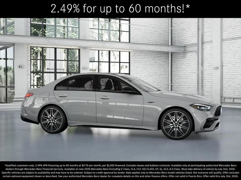 New 2026 MANUFAKTUR Alpine Grey Mercedes-Benz AMG® C 43 4MATIC Sedan image 14