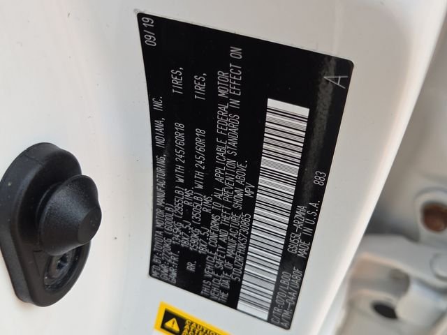 Used 2019 Blizzard Pearl Toyota XLE image 7