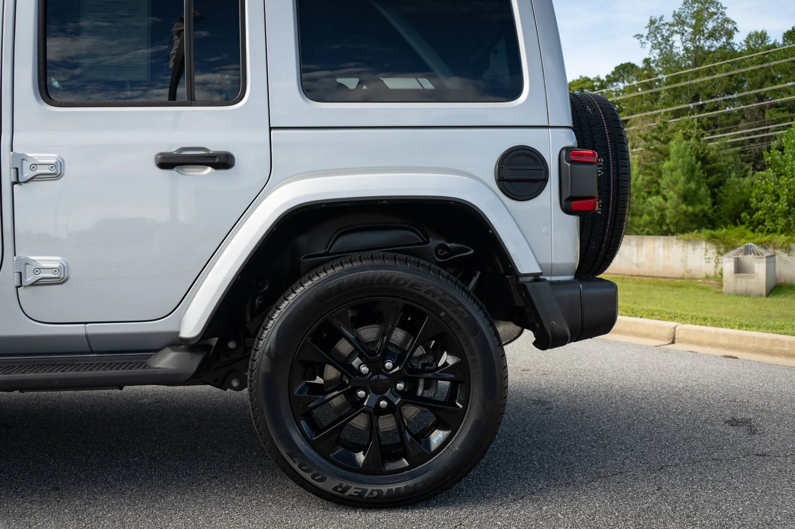 Used 2023 Silver Jeep Sahara 4xe image 6