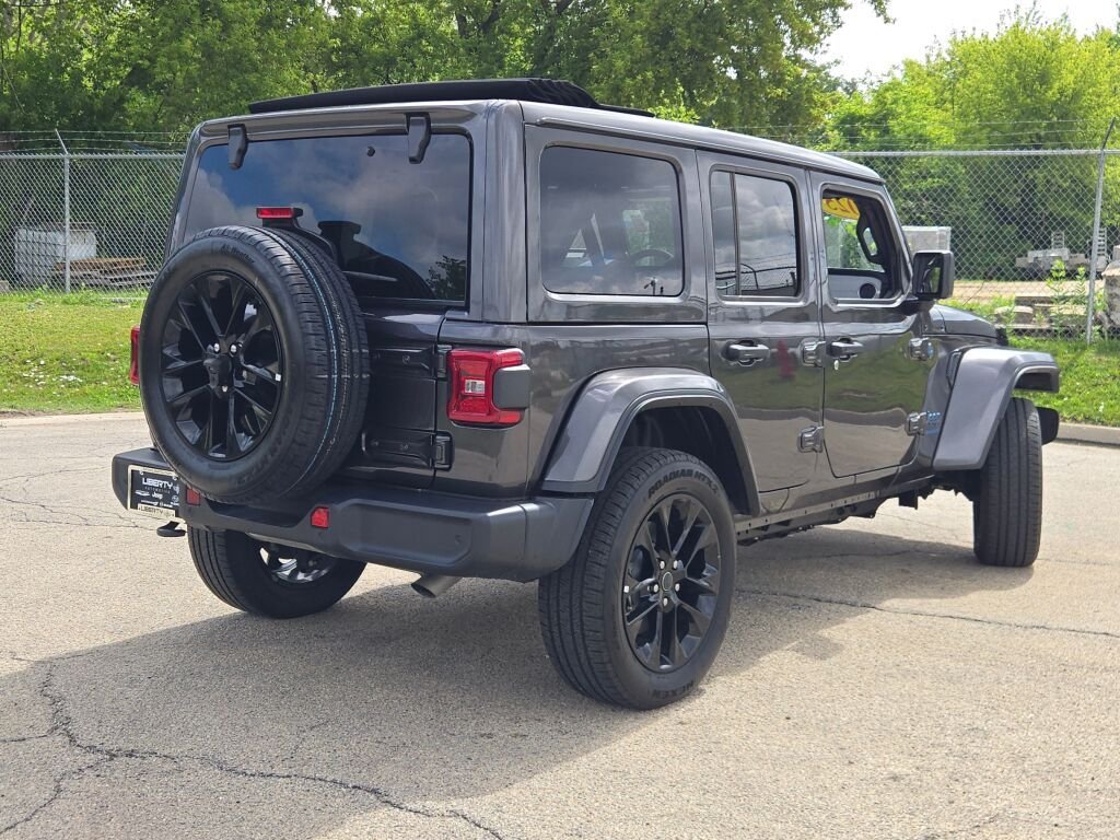 Certified Used 2025 Gray Jeep Sahara 4xe image 10