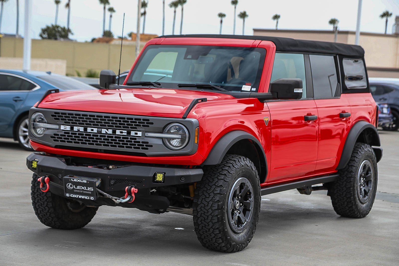 Used 2021 Race Red Ford Badlands image 3