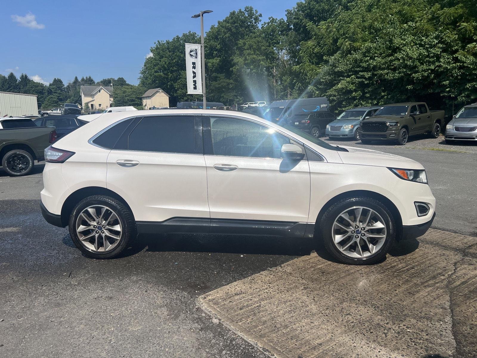 Used 2017 Ford Edge Titanium with VIN 2FMPK4K93HBC58207 for sale in Elverson, PA
