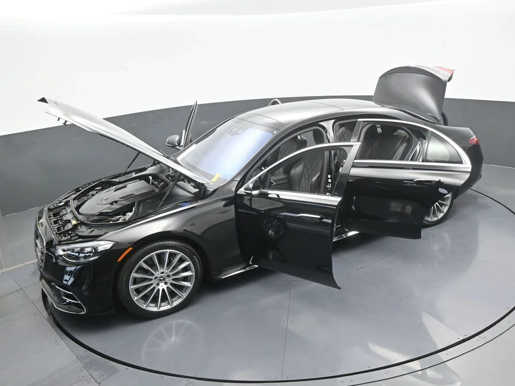 Used 2021 Obsidian Black/designo Diamon White Mercedes-Benz S 580 image 74